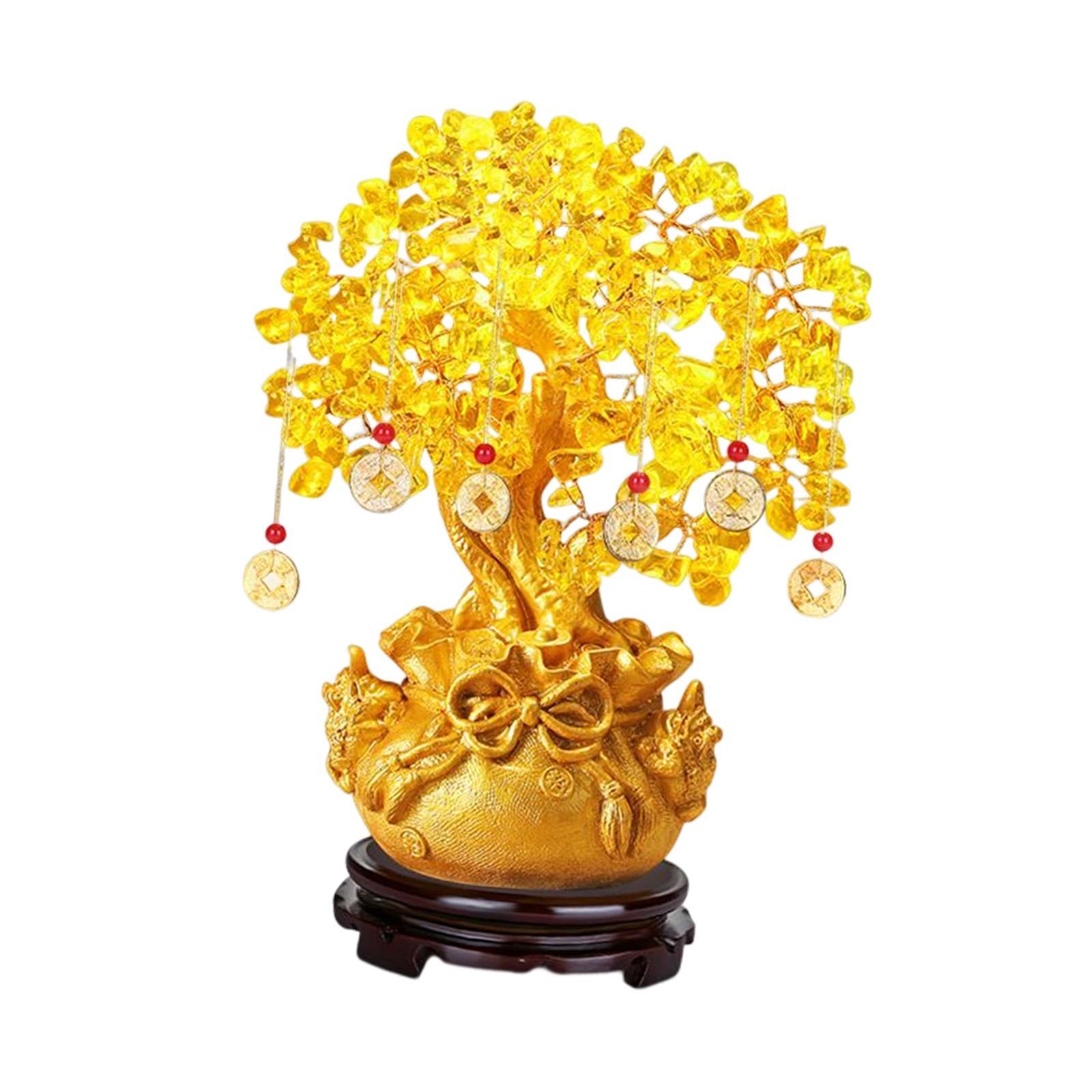 Chinese New Year Money Tree Potted Ornament Desktop Lucky for Shop Indoor