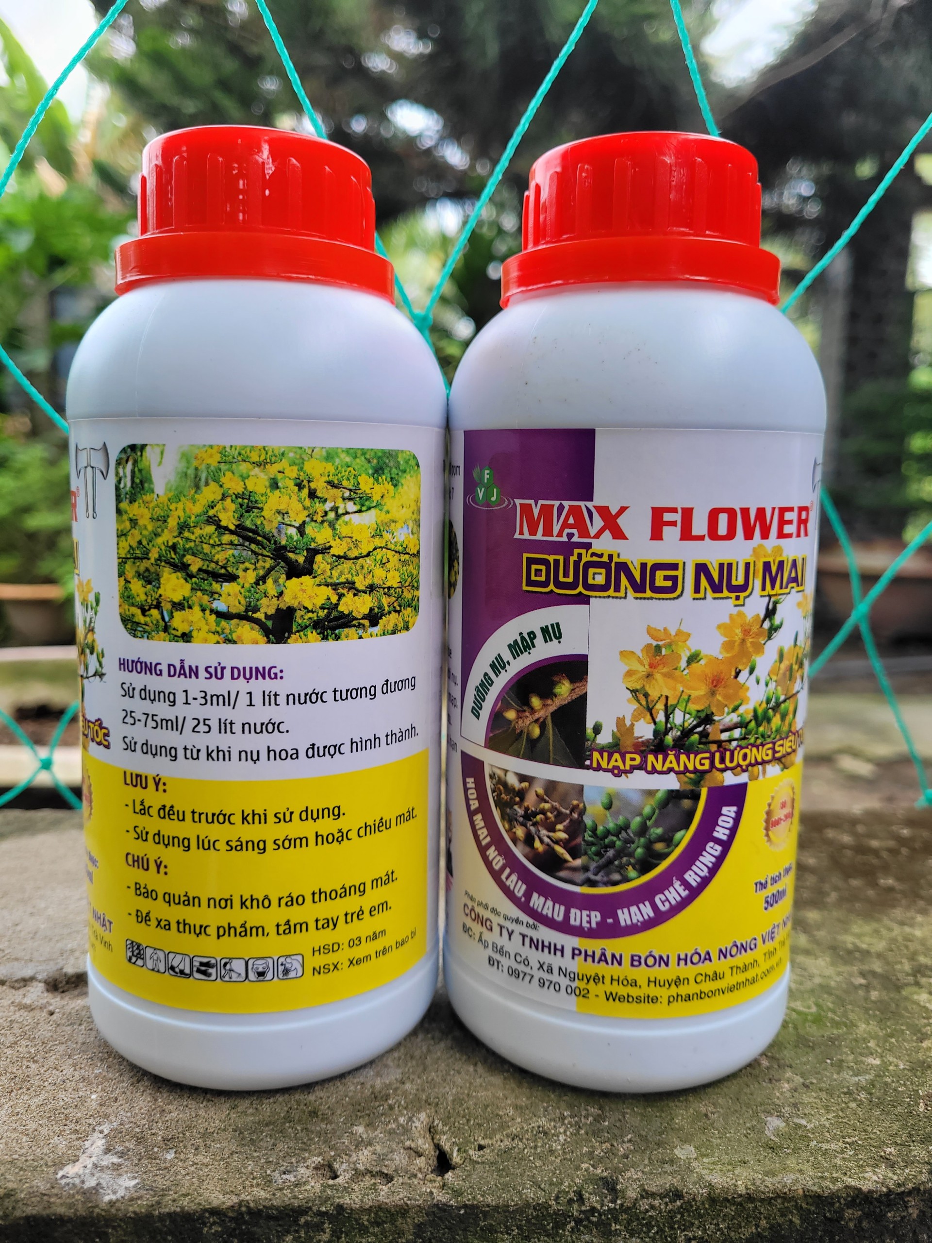 Phân bón lá DƯỠNG NỤ MAI giúp mai vàng mập nụ, nở lâu, màu đẹp chai 500ml