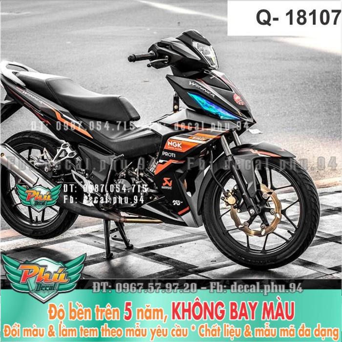 Tem rời Winner cam đen P -1