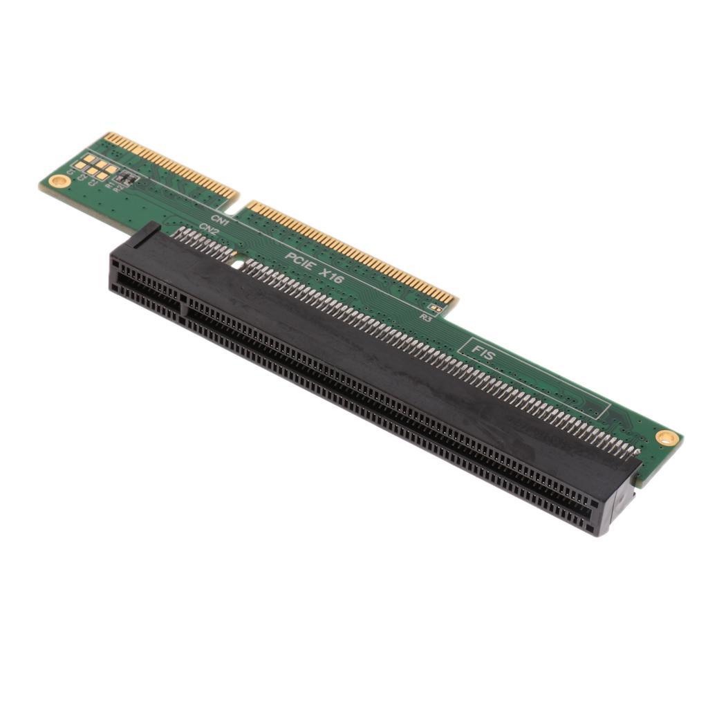 1 x PCIE Riser 16X Graphics Extension Riser Adapter Card For Dell DIY Case