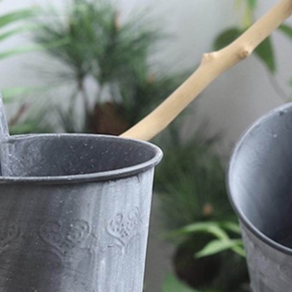 Flower Pot Succulent Bonsai Planter Metal Plant Bucket For Home Garden Yards