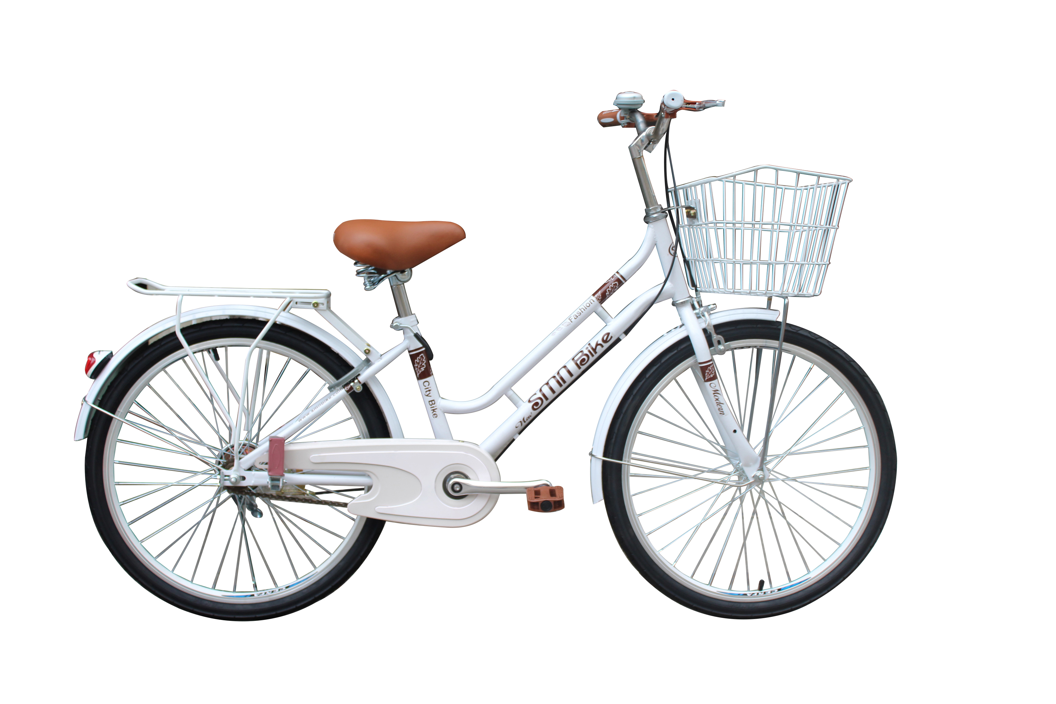 Xe đạp đường phố SMNBike 24 inch ( trắng )