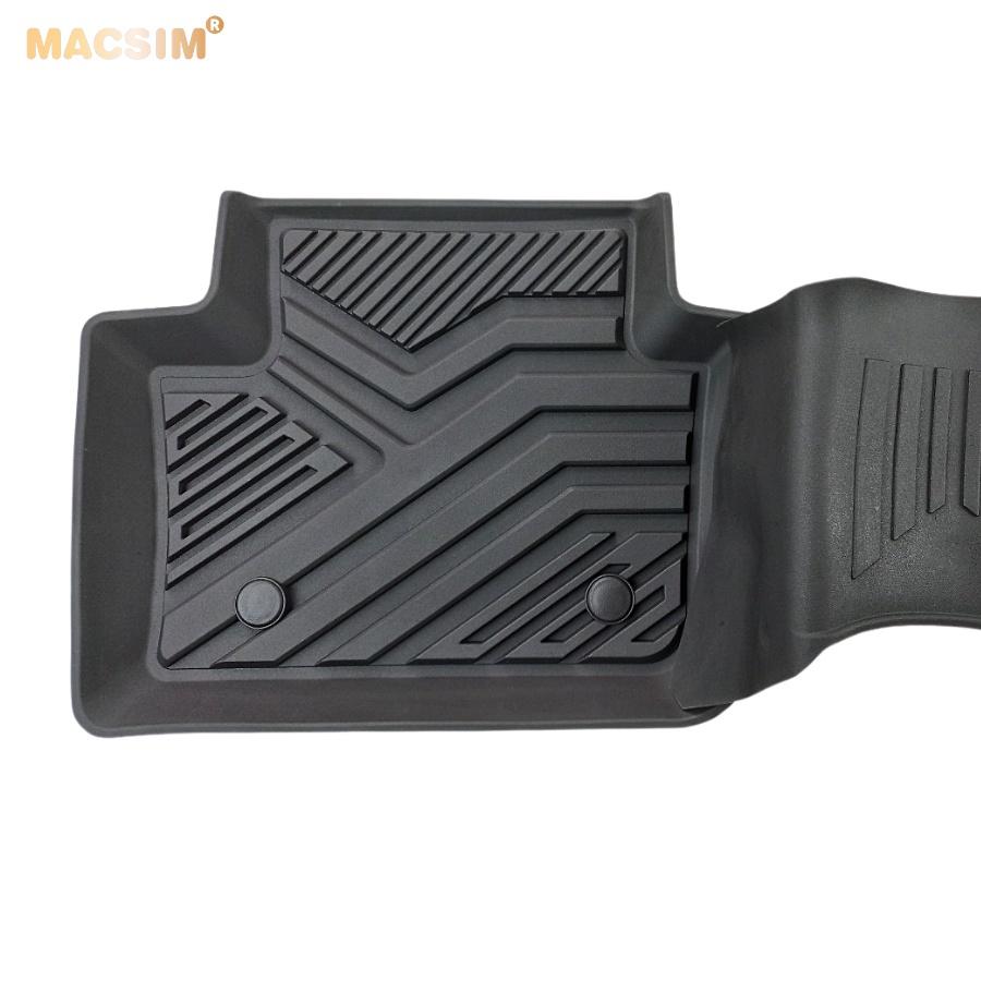 Thảm lót sàn xe ô tô MAZDA CX30 2012- đến nay Nhãn hiệu Macsim chất liệu nhựa TPE đúc khuôn cao cấp - màu đen