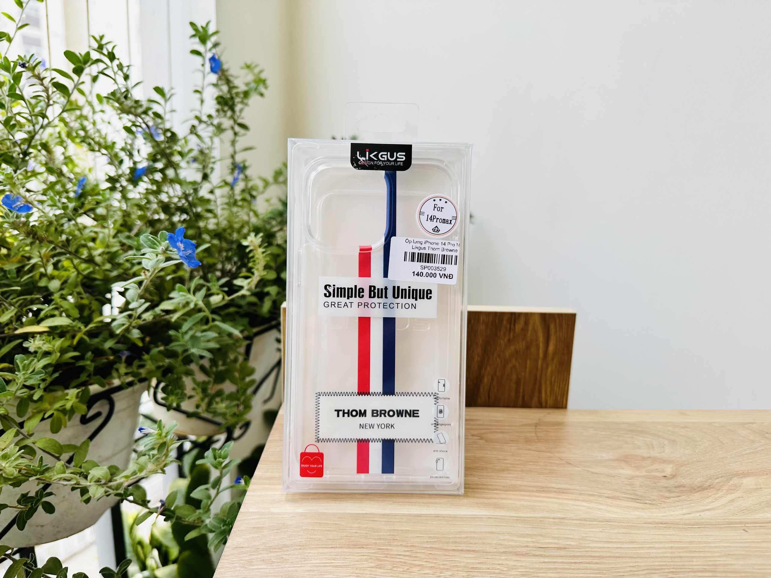 Ốp lưng cho iPhone 14 Pro Max Likgus Thom Browne- Hàng chính hãng