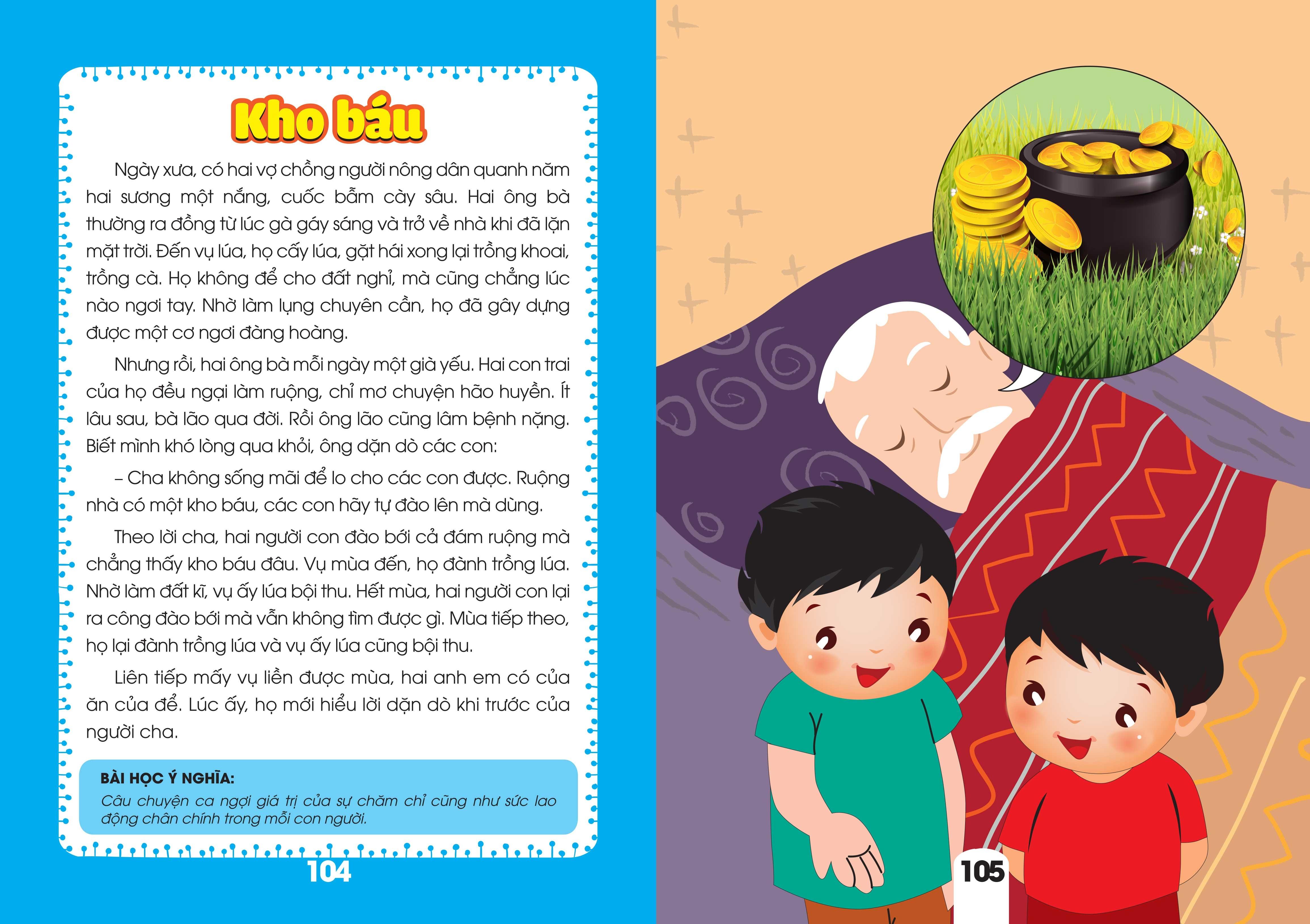 Sách Cho Bé Học Chữ - Truyện Ngụ Ngôn Và Câu Hỏi Thực Hành Ý Nghĩa - Tập 1