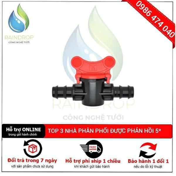 10 Van Khóa Nước, Van Chặn Nước Dùng Cho Ống Đen LDPE 16, 20