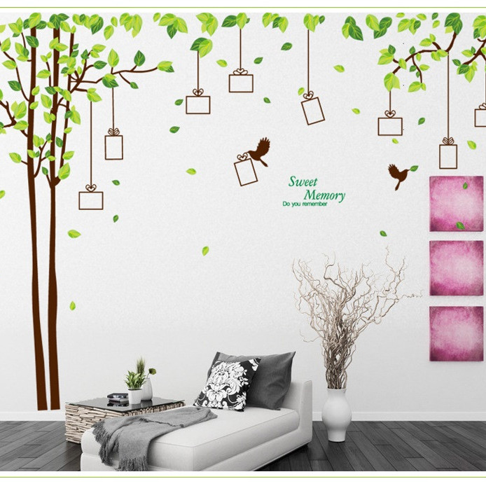 Decal dán tường Cây treo ảnh 7 AmyShop DCX014