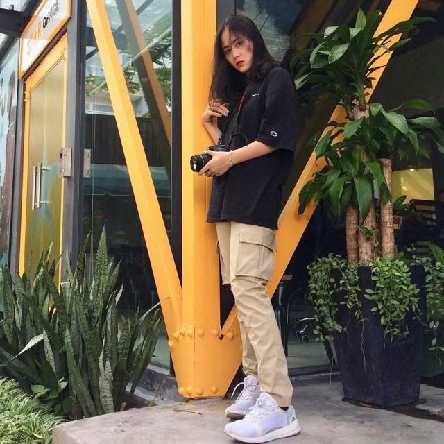 Quần dài kaki túi hộp boxpant unisex - SHOP MAYLAN 