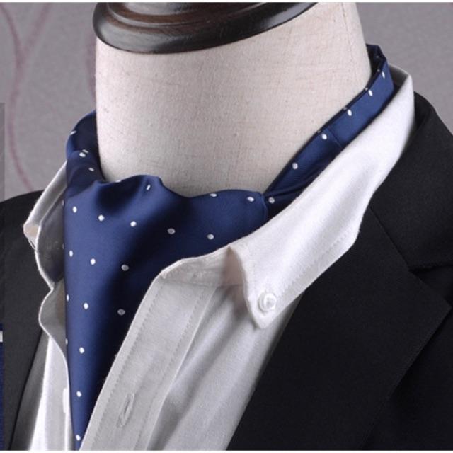 Khăn đeo cổ nam - Khăn ascot cao cấp