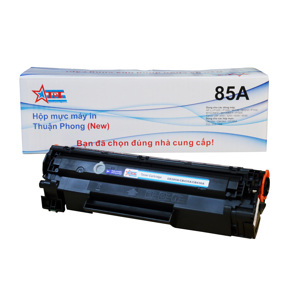 Hộp mực Thuận Phong 85A/ 35A/ 36A dùng cho máy in HP LJ P1005/ P1102/ P1505/ Canon LBP 3050/ 3250/ 6000 – Hàng Chính Hãng