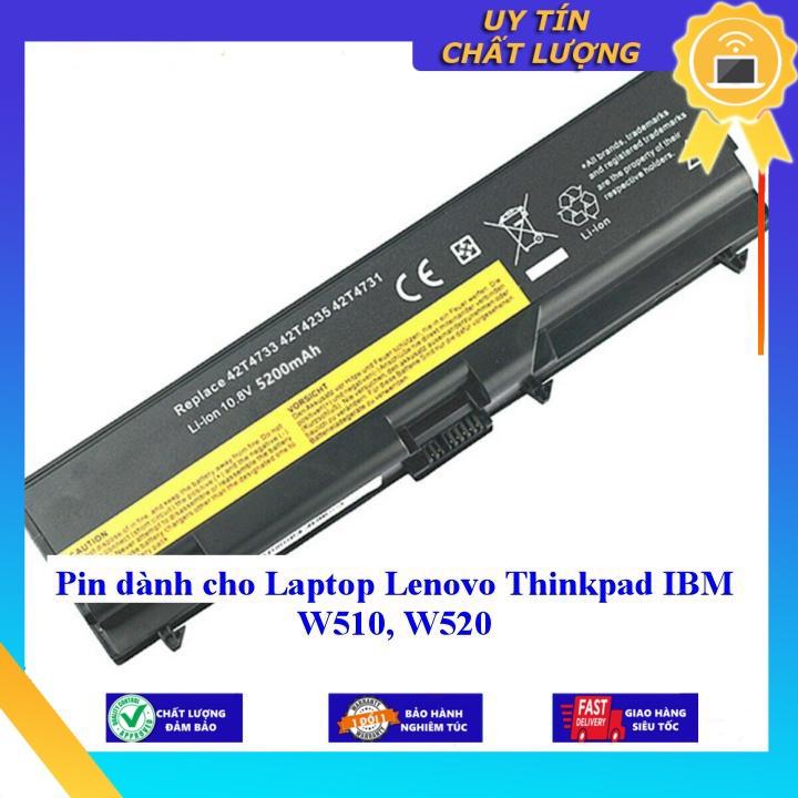 Pin dùng cho Laptop Lenovo Thinkpad IBM W510 W520 - Hàng Nhập Khẩu MIBAT531