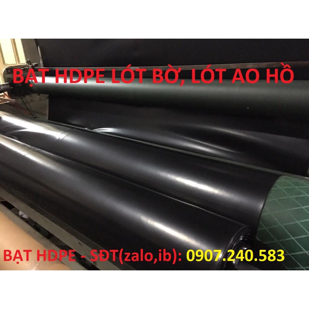 BAT LÓT BỜ, BẠT LO'T AO, HỒ BẰNG HDPE LOẠI 0.75mm(7.5zem)