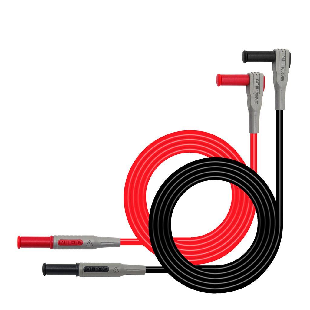 Electrical Multimeter Test Leads Set with Alligator Clips, Test Hook, Test Probes, Professional Kit Set