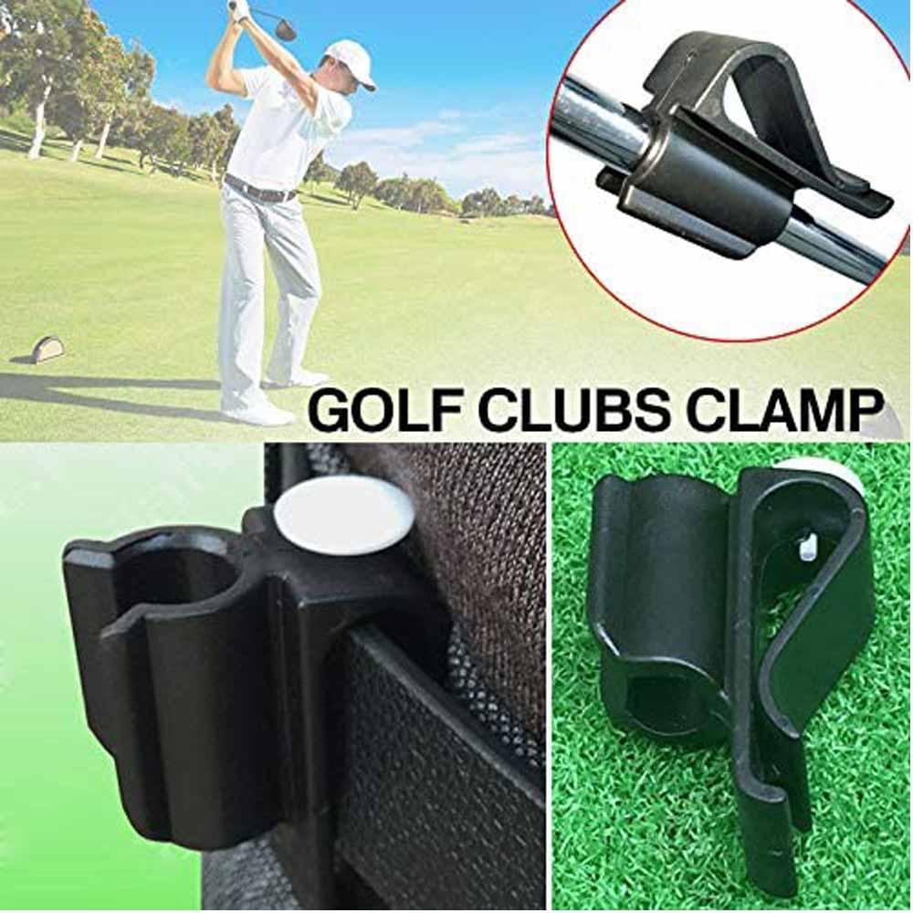 Clip Túi Câu lạc bộ Golf trên máy giữ kẹp putter Người tổ chức Thanh nhựa Black Putting CLIP với điểm đánh dấu bóng dành cho nam giới golfer Color: style 2