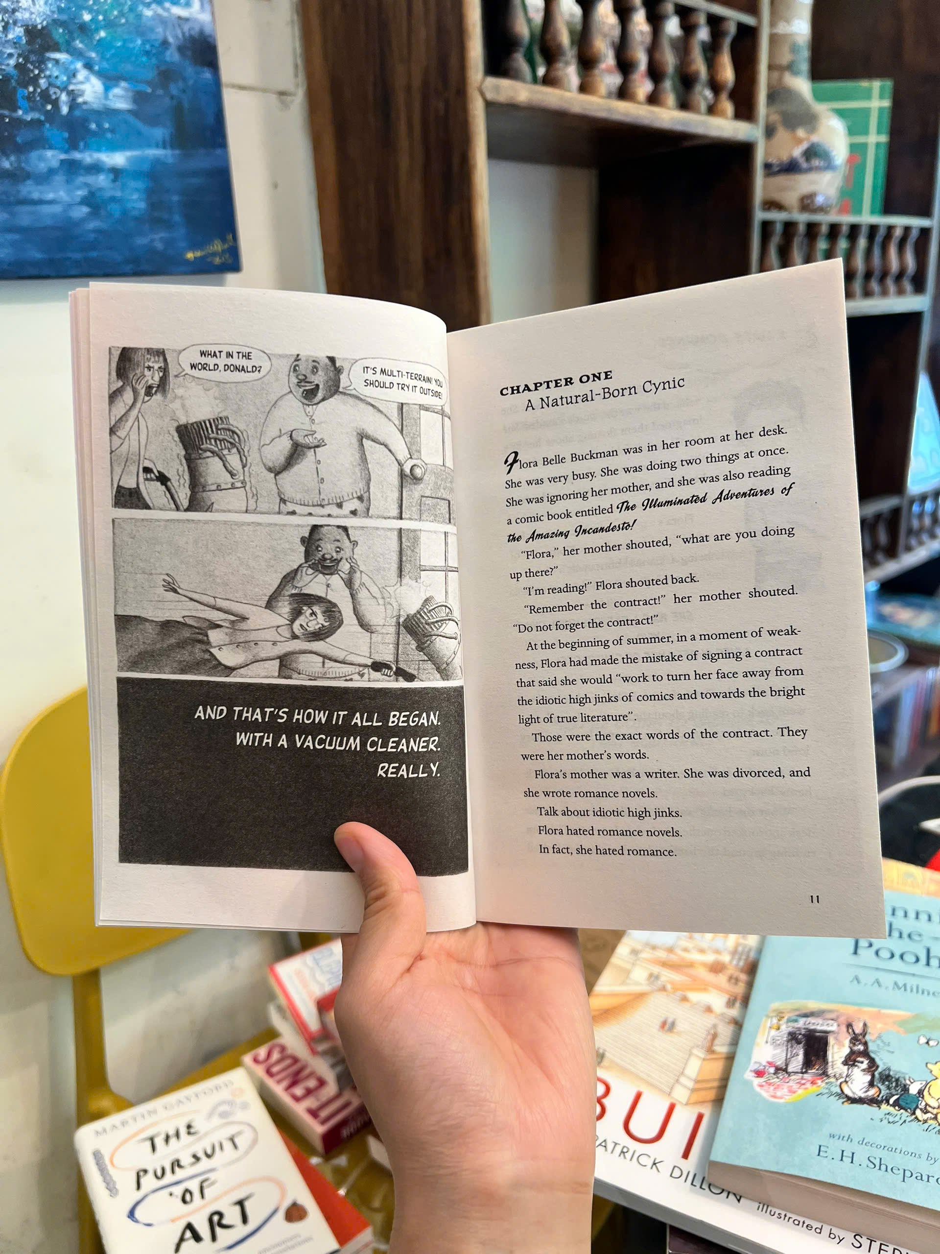 Sách - Flora and Ulysses by Kate DiCamillo | Childrens Novel/ Fantasy/ Ngoại văn Thiếu nhi Nhập khẩu