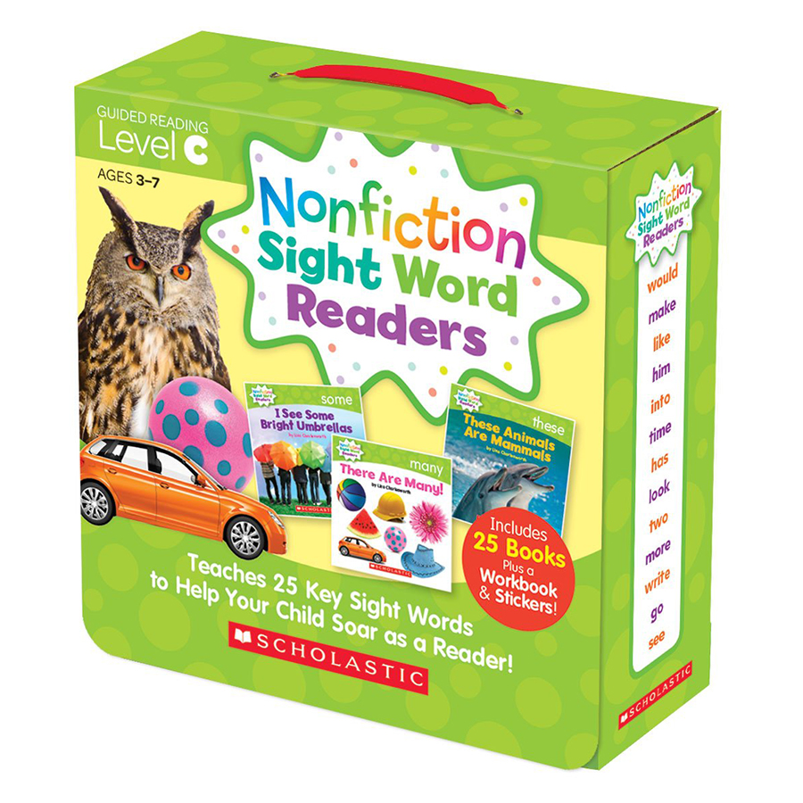 [Hàng thanh lý miễn đổi trả] Nonfiction Sight Word Readers Level C With Cd (Student Pack)