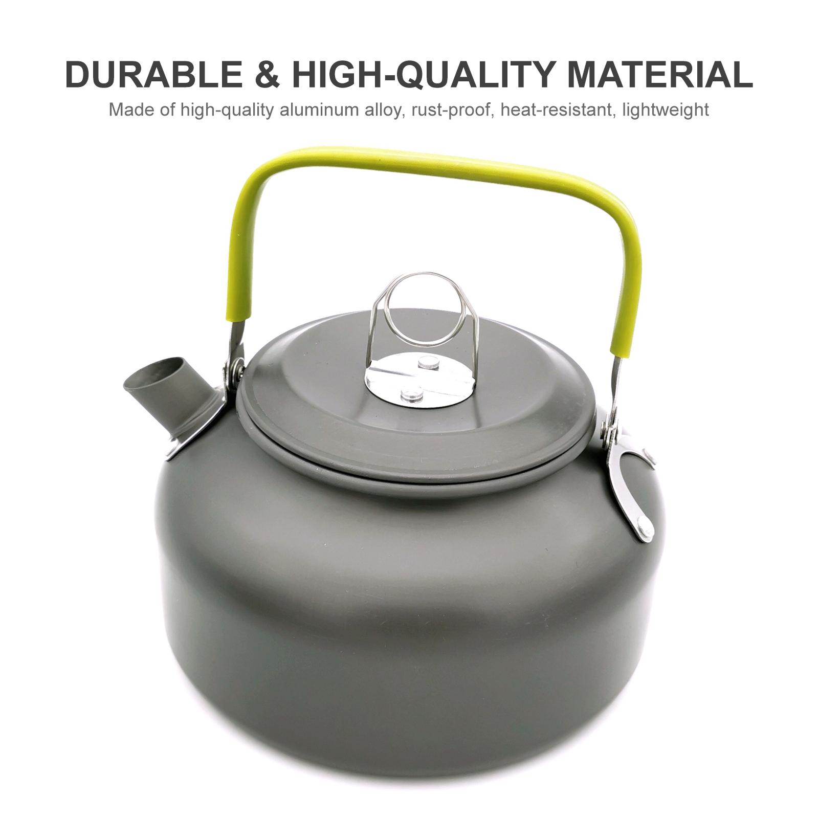 Ấm đun nước bằng hợp kim nhôm 800ml, đi cắm trại, du lịch dã ngoại