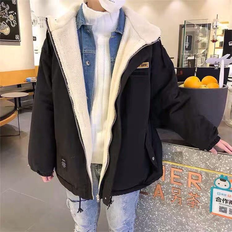 Áo khoác unisex lót lông cừu ̀  ̂́  Nam nữ đều mặc, áo dày dặn siêu ấm chất siêu đẹp