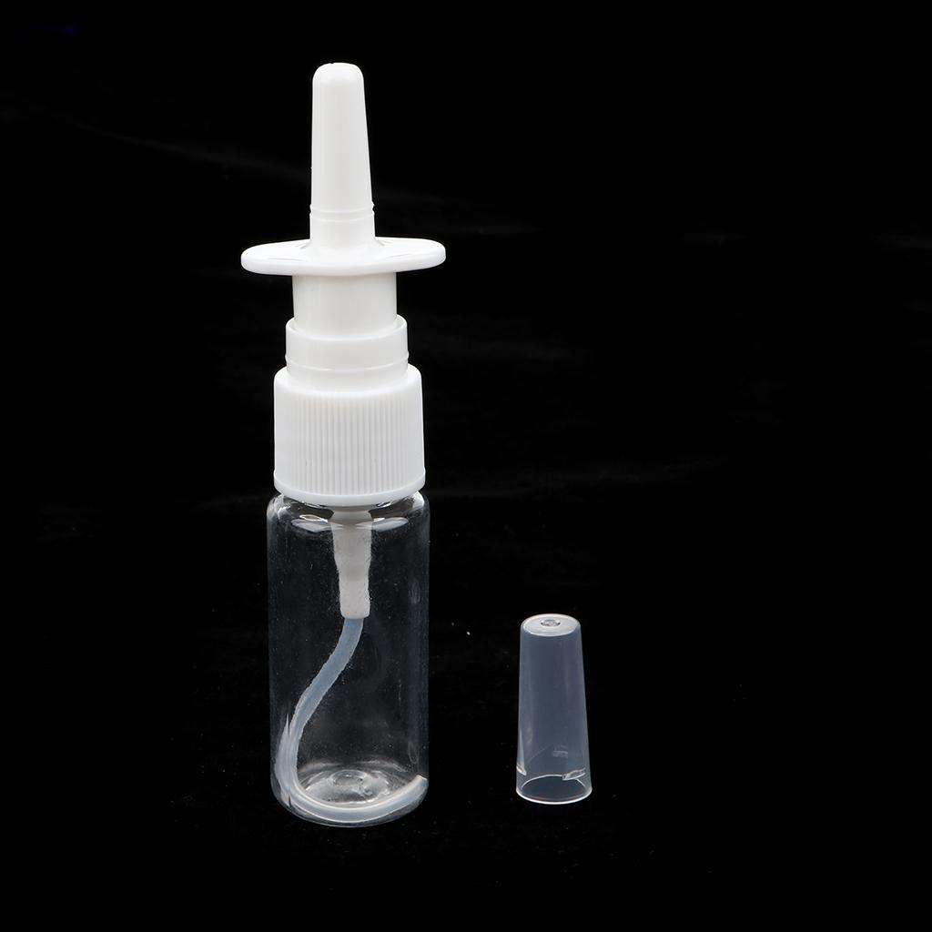 40 Pieces Empty Pump Nose 15ml 30ml Nasal Spray Bottles Perfumes Travel