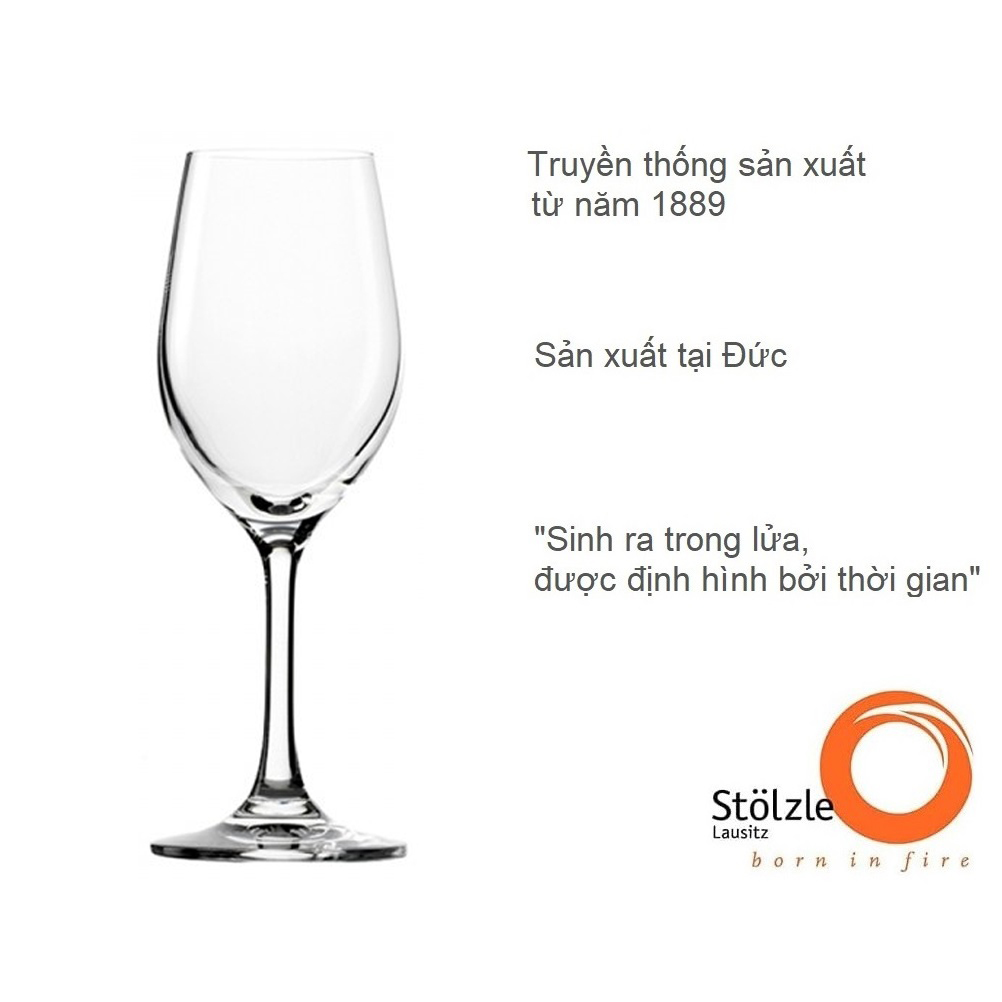 Ly Rượu Nhỏ Có Chân - Bầu ly thon, thành ly mỏng - Hoàn hảo cho rượu vang ngọt - Stolzle Q1 Port Wine Glasses