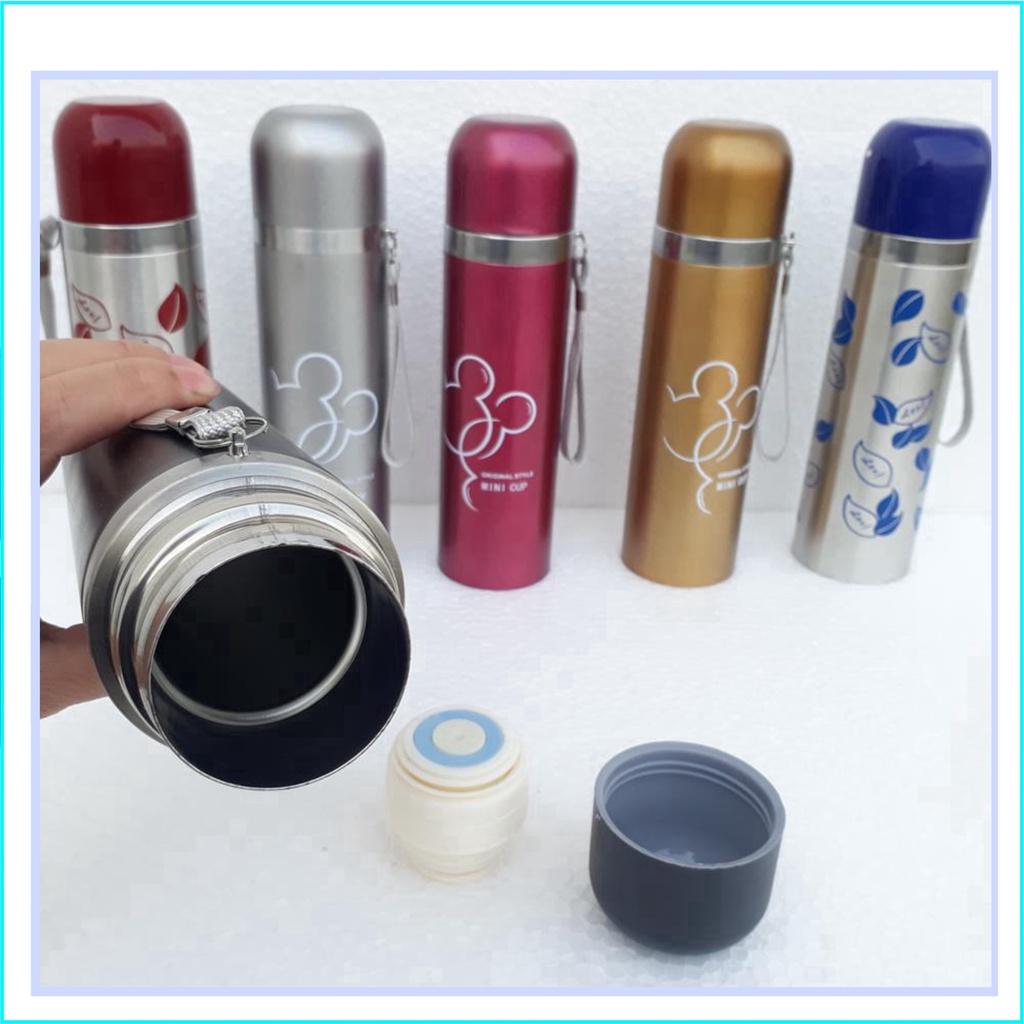 Bình giữ nhiệt 500ml hình in 1 màu Model22001 ly cốc cách nhiệt