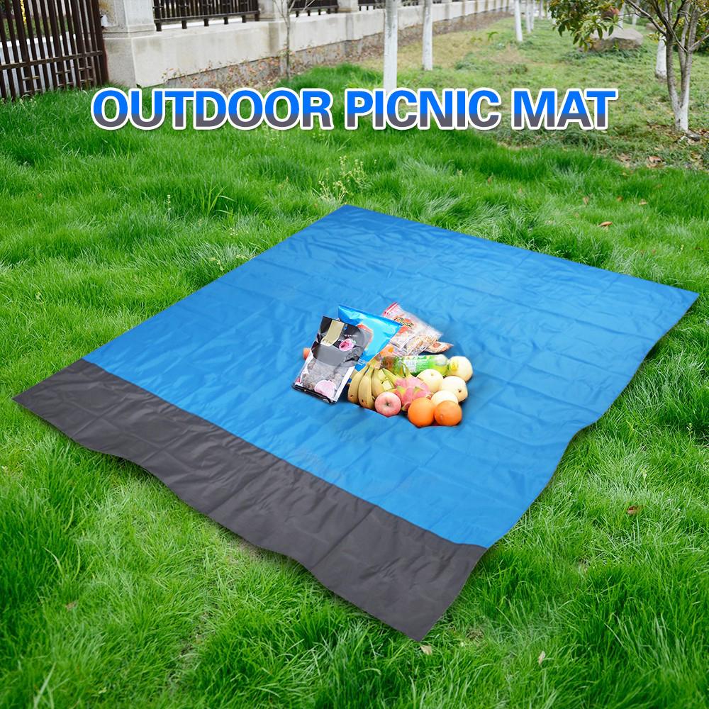 Thảm Trải Đi Biển Bằng Polyester 200*210CM Chống Thấm Nước Có Thể Gấp Gọn Tiện Dụng