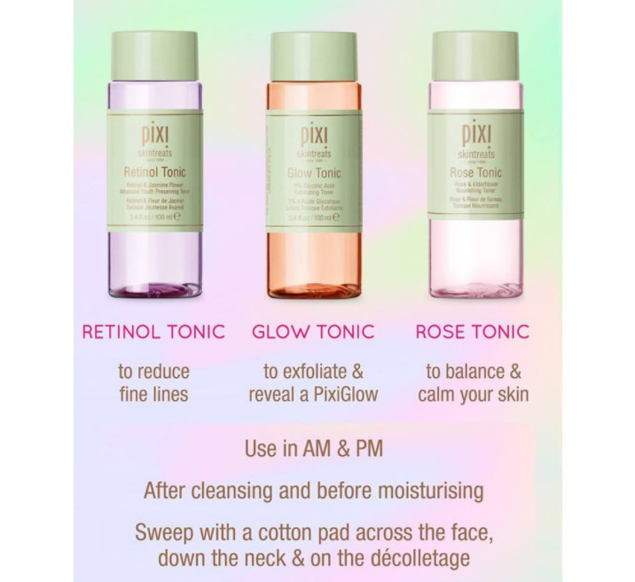 Nước cân bằng da Pixi Rose & Elderflower Tonic 100ml