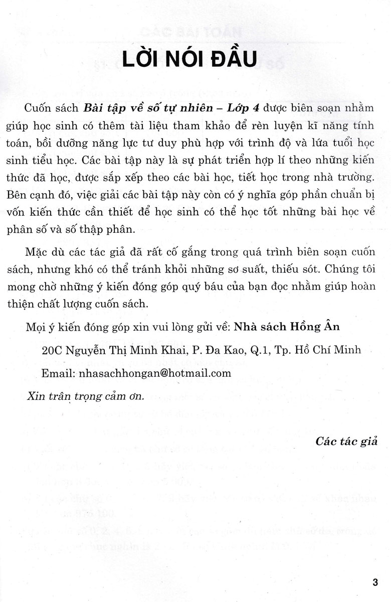 Bài Tập Về Số Tự Nhiên Lớp 4 _HA