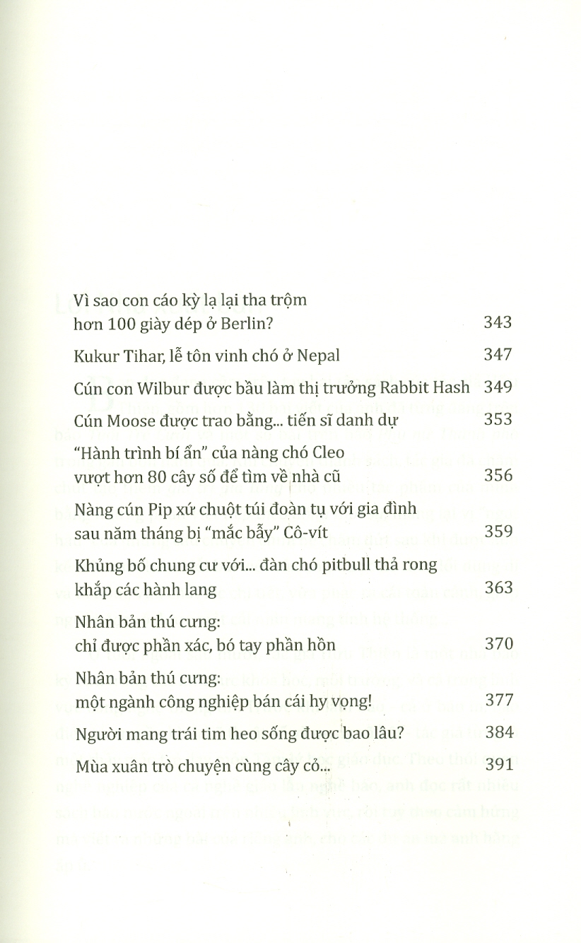 Cọp Cái Chết Vì Mùi Nước Hoa
