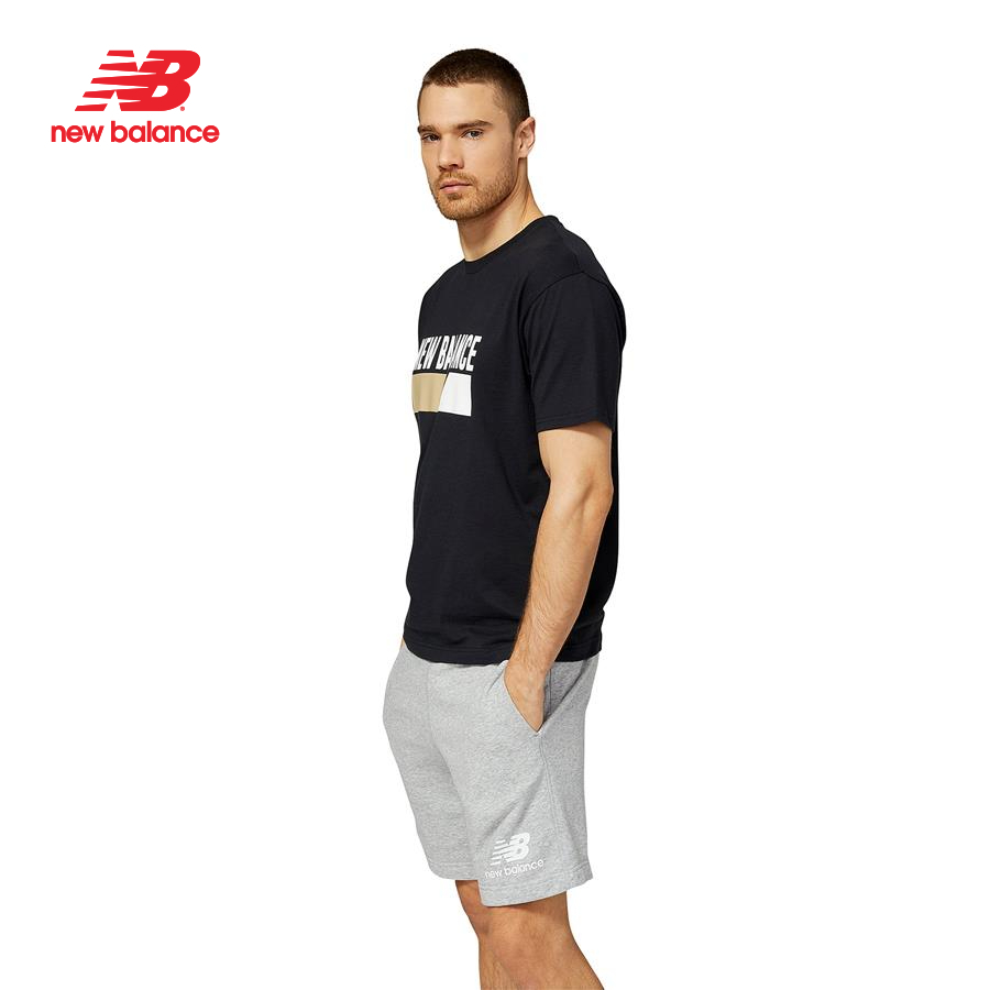 Áo thun thời trang nam New Balance LIFESTYLE T-SHIRT M BLACK - MT23901BK (form quốc tế)