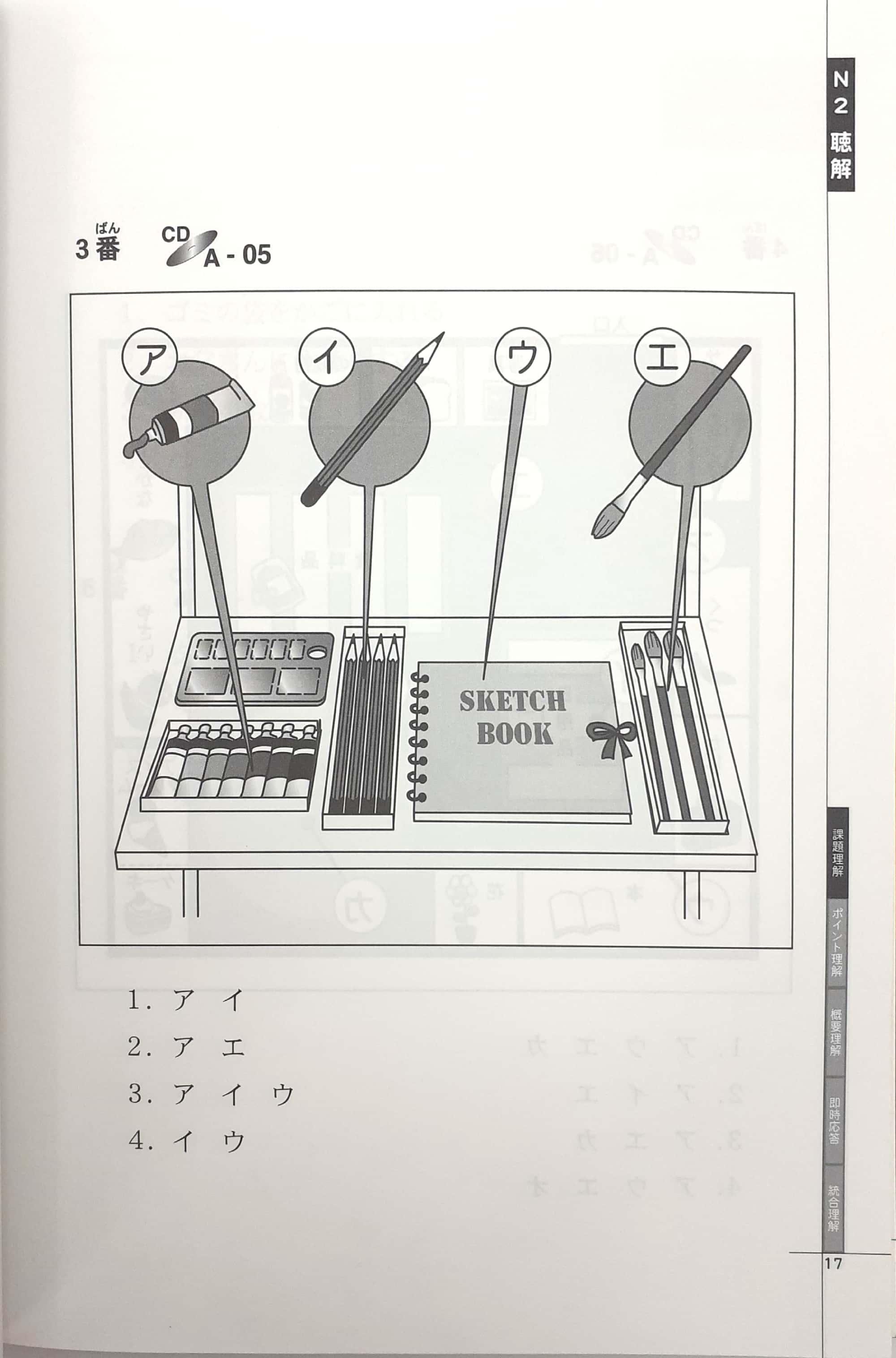 日本語能力試験　Ｎ２　聴解・読解　ＣＤ付