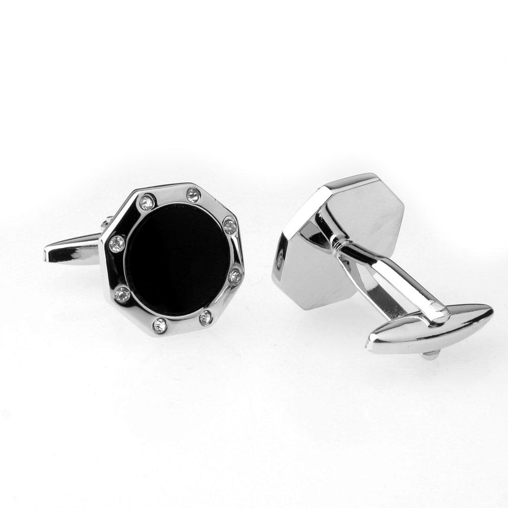 Men's Wedding Business Shirt Cufflinks Cuff Links Round French Style