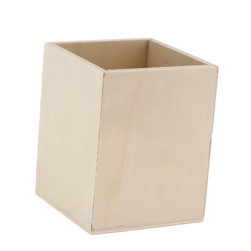 10X Unfinished Wood Desk Storage Organizer / Caddy Rack