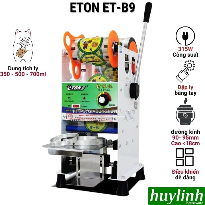 Máy dập ép miệng cốc ly bằng tay ETON ET-B9 - Hàng nhập khẩu