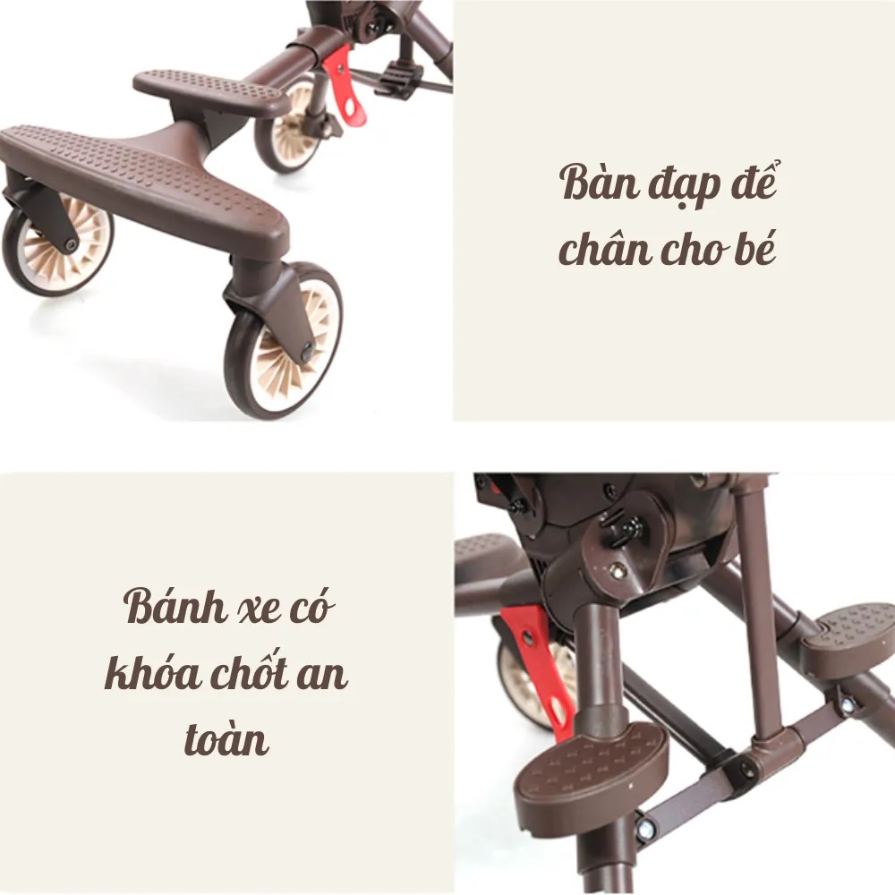 Xe Đẩy Gấp Gọn Baobaohao V7, Xe Đẩy 2 Chiều Gấp Siêu Gọn Tiện Mang Du Lịch