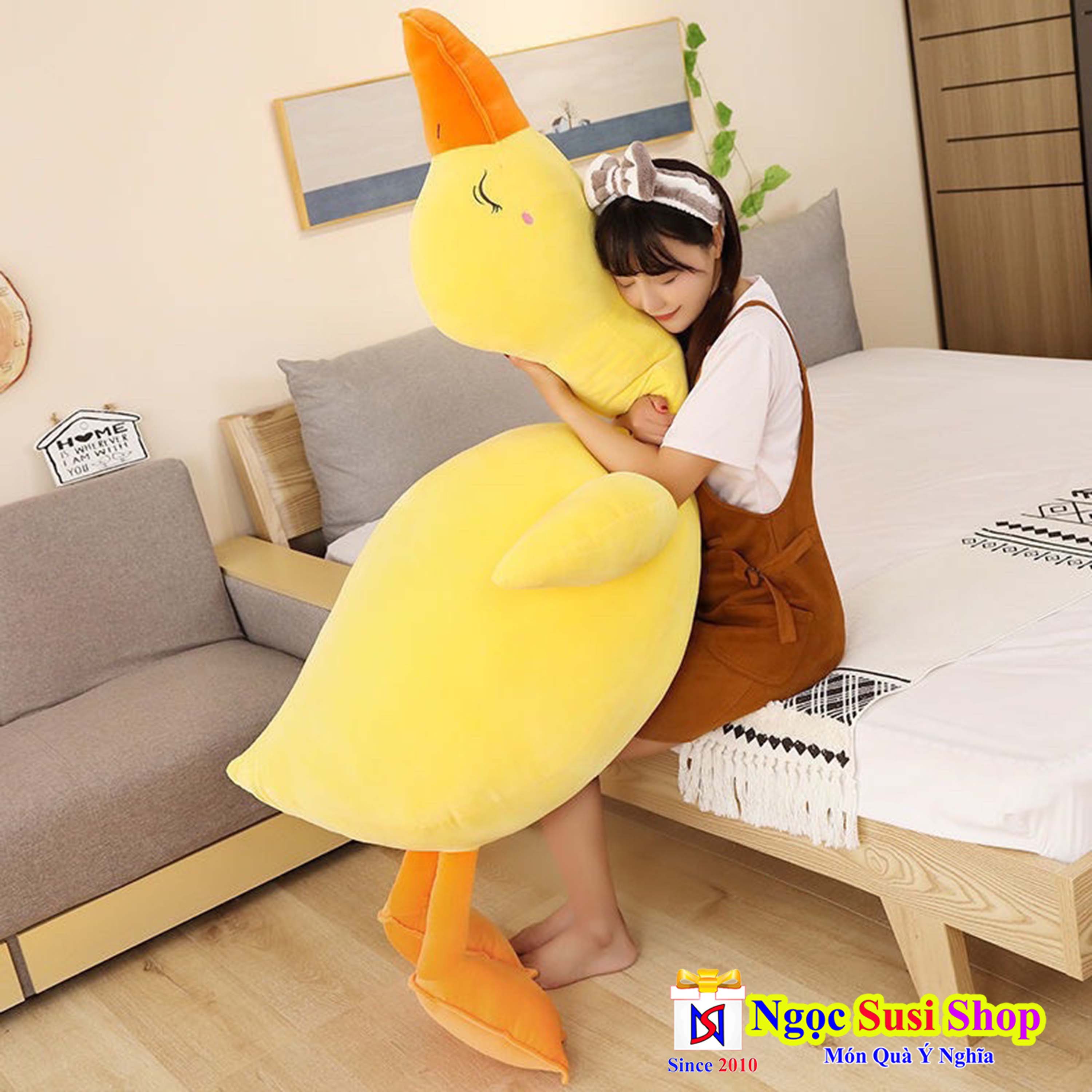 THÚ BÔNG VỊT TIKTOK LƯỜI NGỦ TRẦM CẢM KHỔNG LỒ