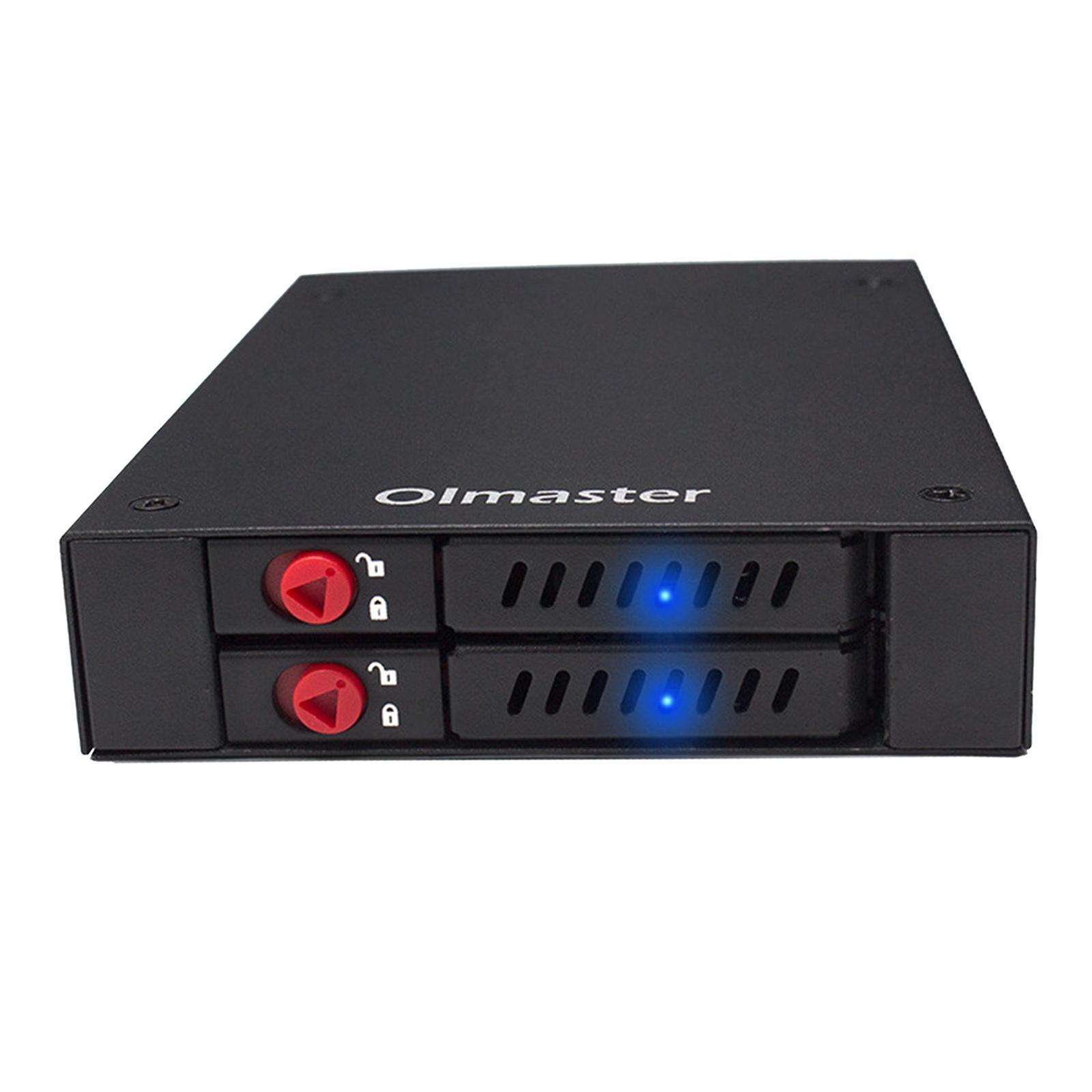 HDD Mobile Rack Enclosure 2 Bays for 3.5" Bay 6Gbps