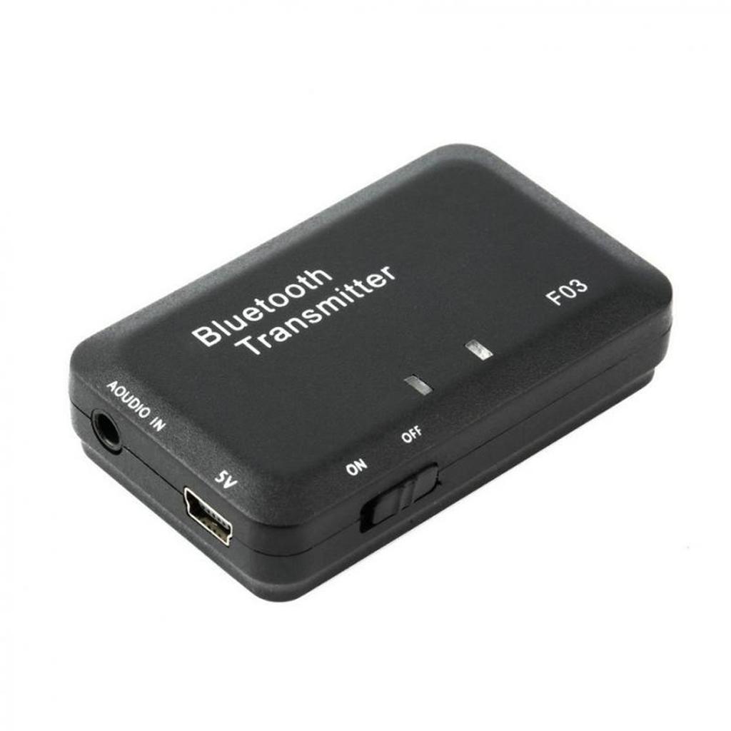 3.5mm Bluetooth Sender Adapter Stereo Audio for TV iPod Mp3 Mp4 PC