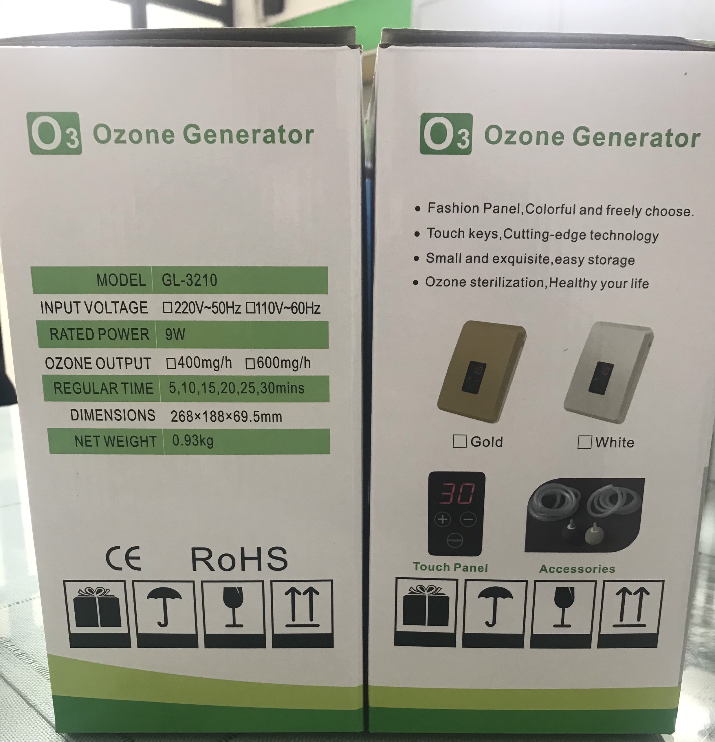 Máy lọc không khí, tạo Ozone khử khuẩn nước, rửa rau quả GL-3210 cho diện tích phòng đến 40m2