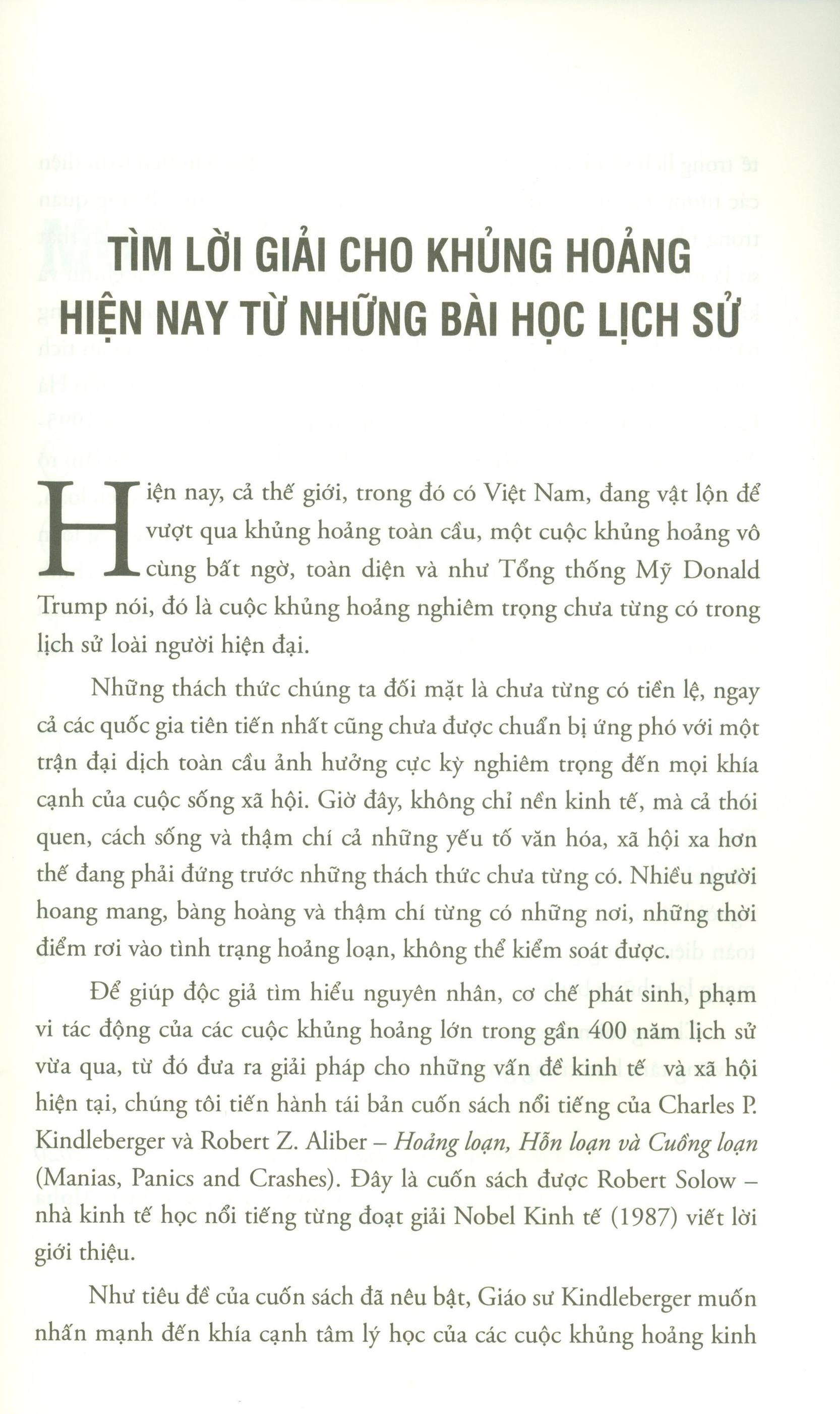 Sách Hoảng Loạn, Hỗn Loạn Và Cuồng Loạn - Gần 400 Năm Lịch Sử Các Cuộc Khủng Hoảng Tài Chính