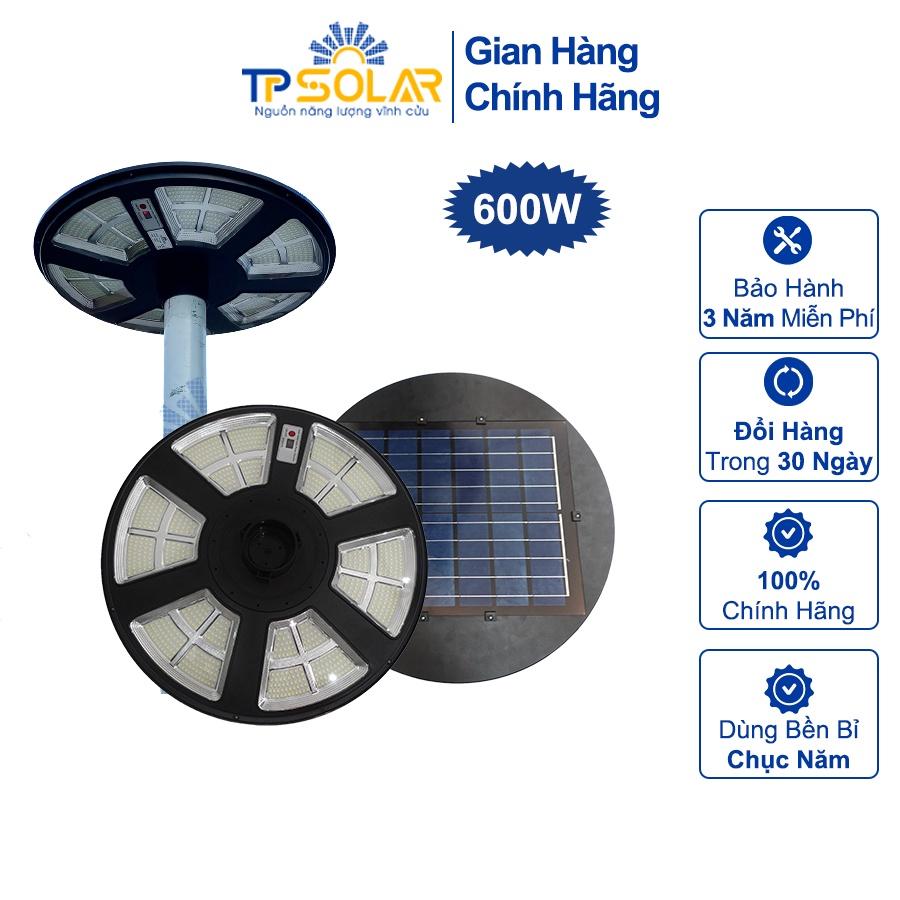 Đèn Sân Vườn Năng Lượng Mặt Trời UFO TP Solar TP-U600N Công Suất Lớn,Chiếu Sáng 360 Độ Chống Nước IP65