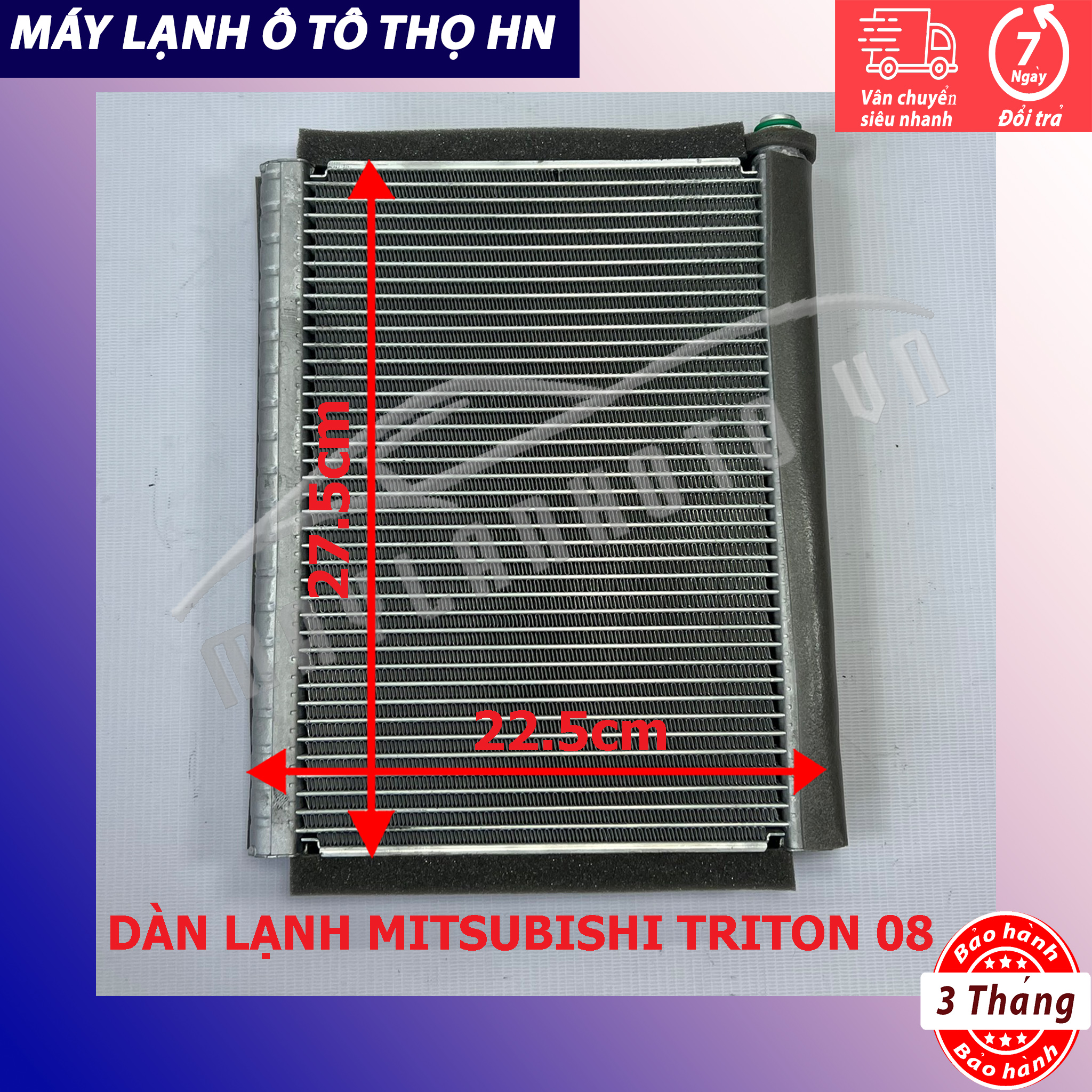 Dàn (giàn) lạnh Mitsubishi Triton - Pajero Sport 2008 2009 2010 2011 2012 2013 2014 Hàng xịn Thái Lan 08 09 10 11 12 13 14