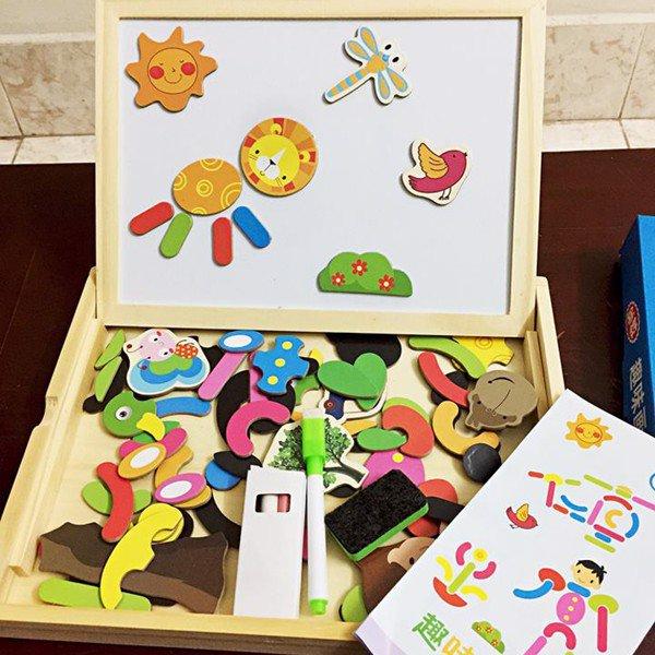 Bảng Tranh Ghép Hình Nam Châm Gỗ - Giao Hàng Toàn Quốc