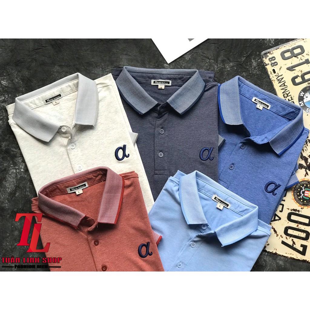 ÁO THUN NAM CAO CẤP CỔ BẺ ANPHA