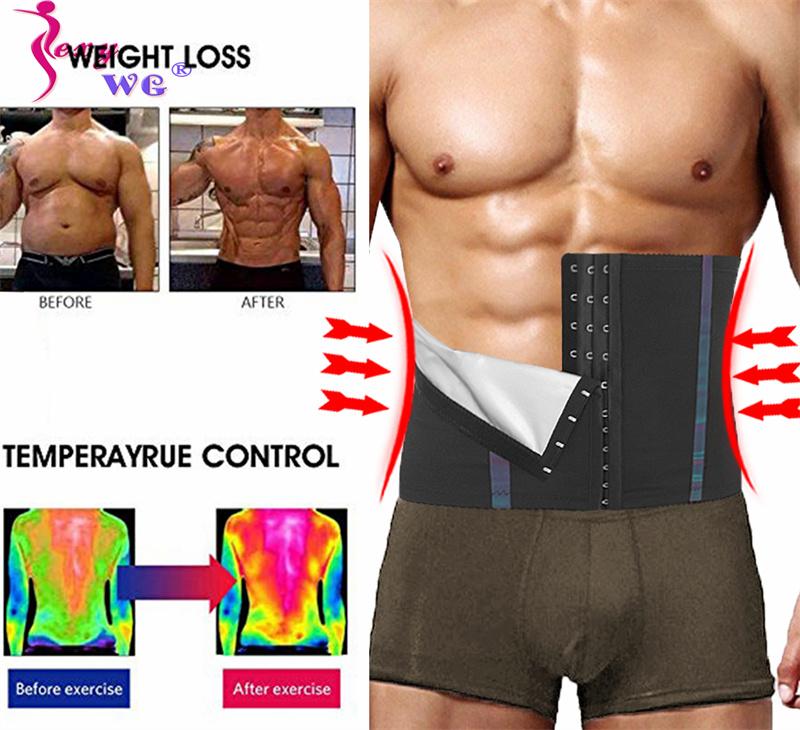 Sexywg Nam Eo Huấn Luyện Dây Nóng Nhiệt Tập Toàn Thân Bọc Slimimng Xông Hơi Mồ Hôi Shapers Giảm Cân Dây Chéo Lưng Hỗ Trợ dây Đeo