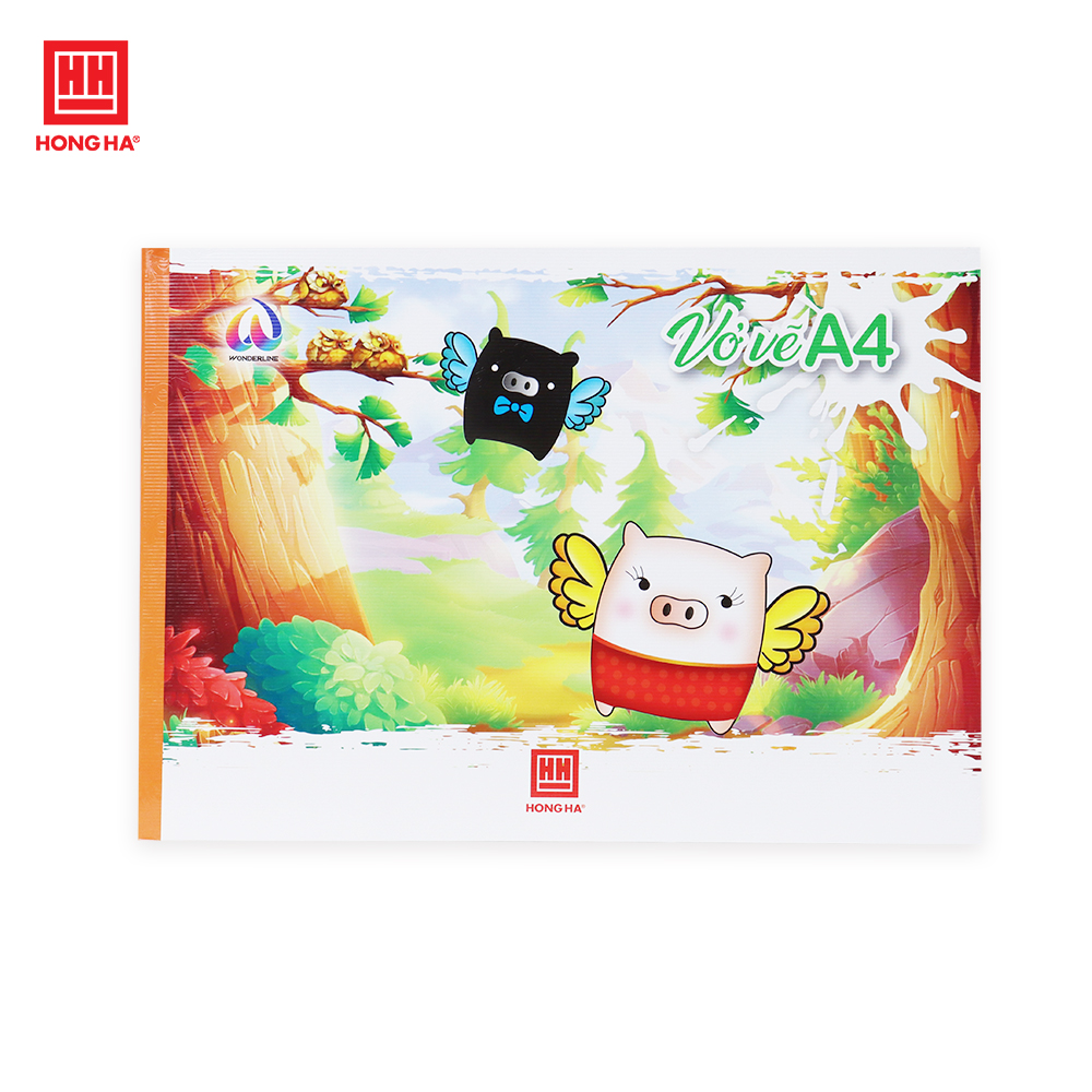 Vở vẽ A4 Hồng Hà 40 trang gáy ghim 4931