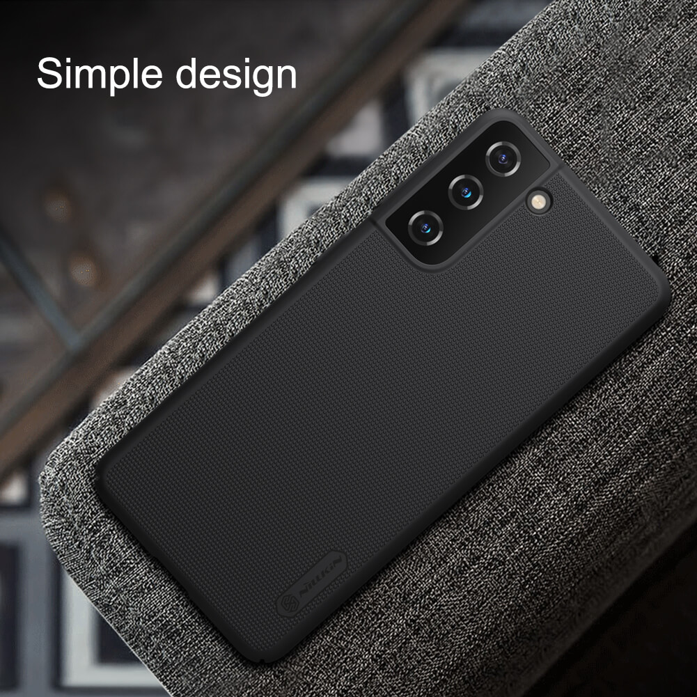 Ốp Lưng Sần chống sốc cho Samsung Galaxy S21 hiệu Nillkin Super Frosted Shield - Hàng Chính Hãng