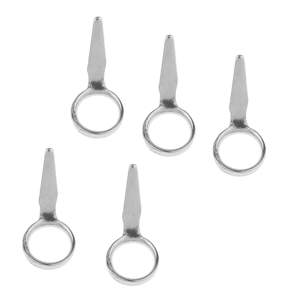 5pcs Fishing Rod Eyes Ring Raft Rod Guides Line Rings Rod Repair Kit