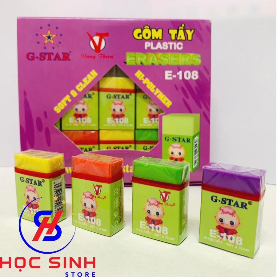 Hộp 30 Cái Gôm Tẩy Bút Chì E-108 Gstar