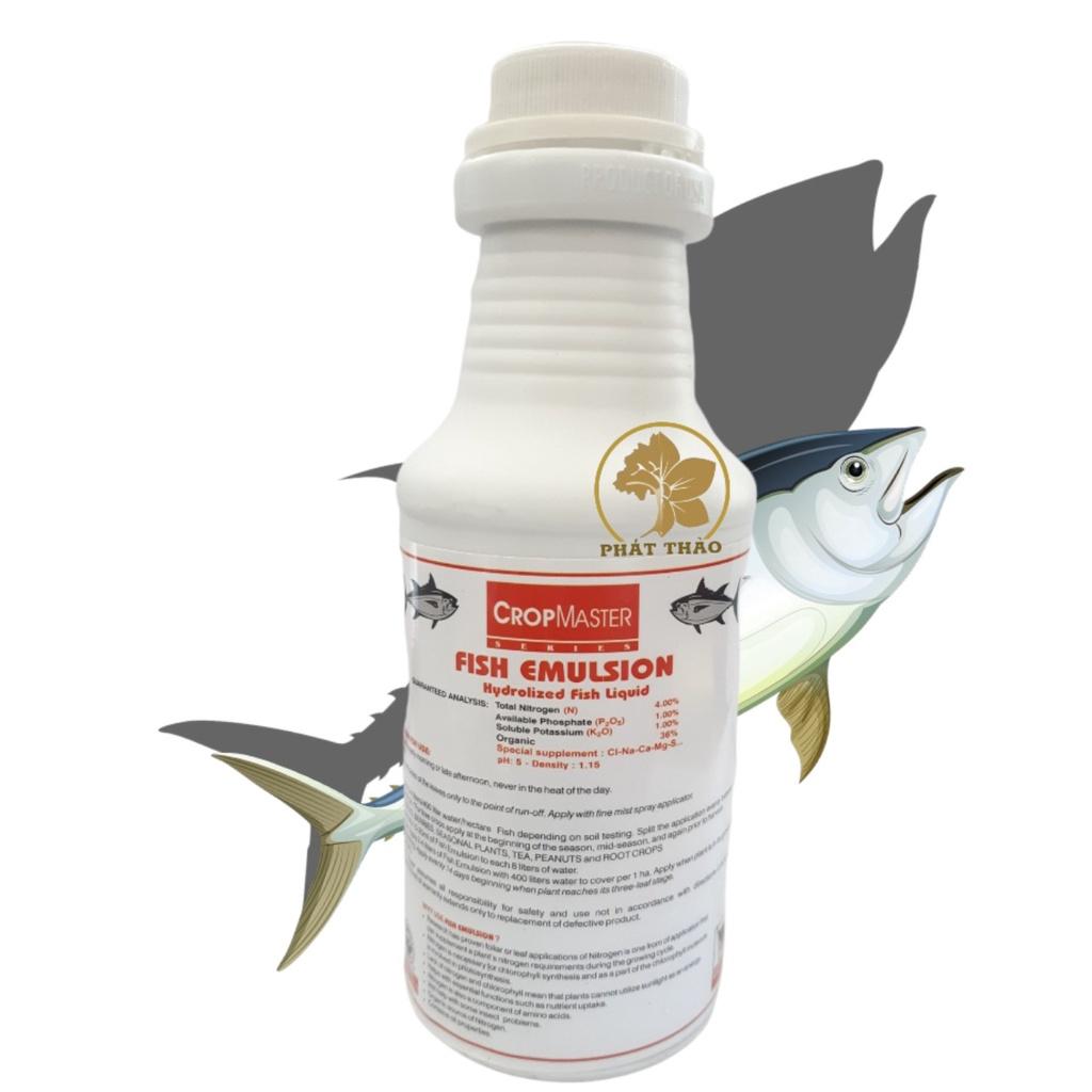 Fish Emulsion 4-1-1 chai 250ml, nhập khẩu USA - Phân đạm cá cao cấp giúp tăng sản lượng và chất lượng cây trồng